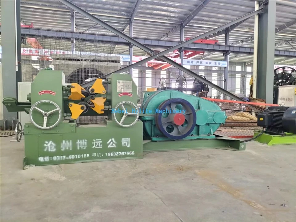 Ribbed rebar machine